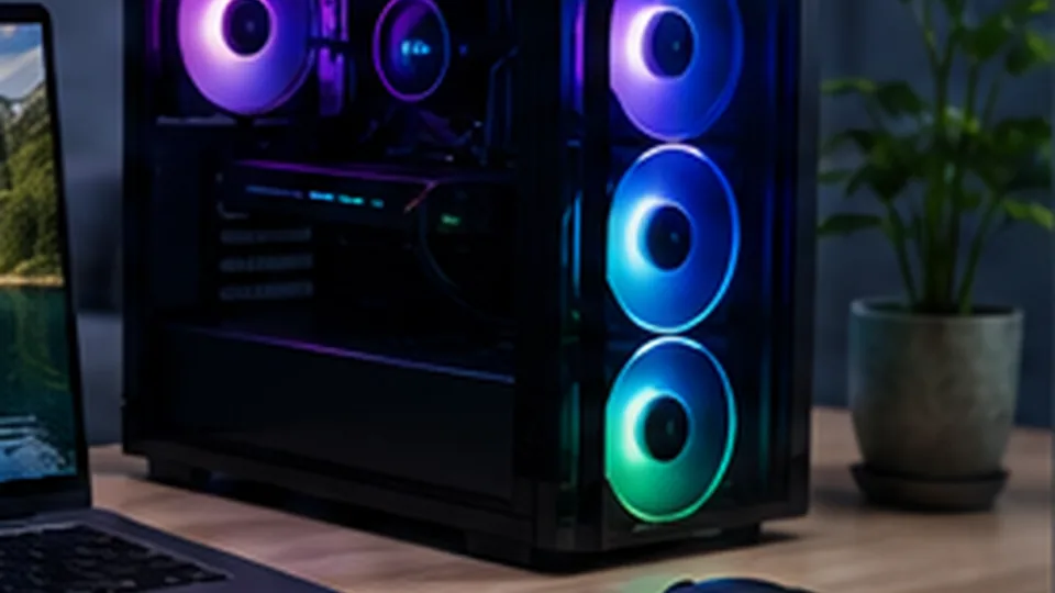 Gaming desktop computer